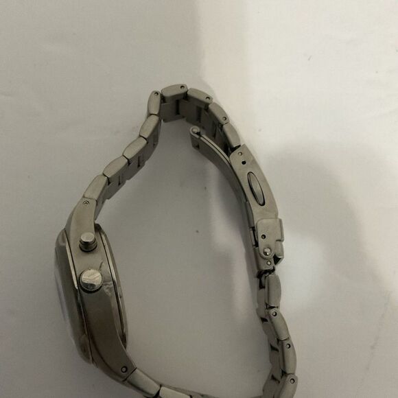 Fossil Big Tic JR-8096 Blue Quartz Watch Y2K - Picture 3 of 8